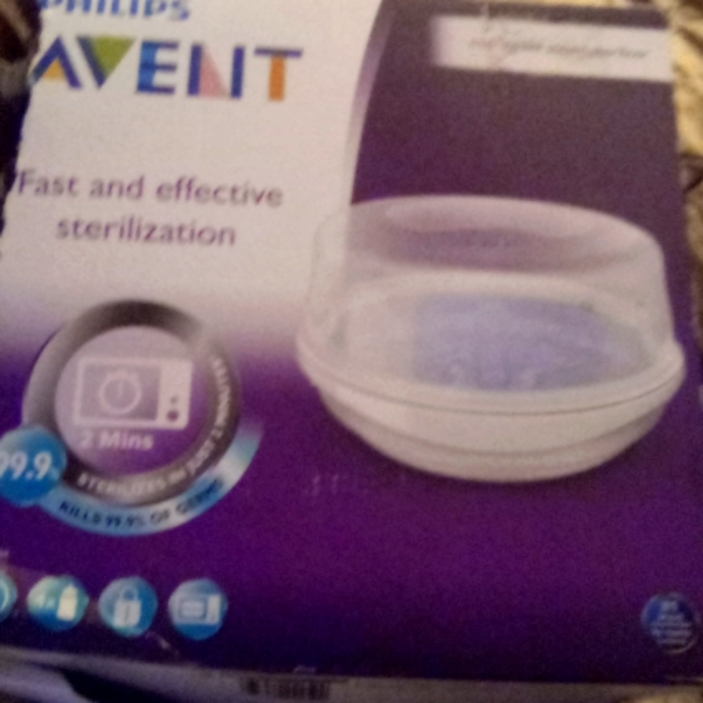 Philips Avent bottle sterilizer.